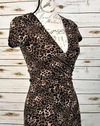 BCBG Maxazria Leopard Dress