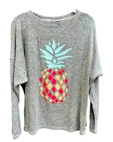 Spirit Jersey Grey pineapple long sleeve Size M Pineapple, Lightweight, Soft, Vacation A53