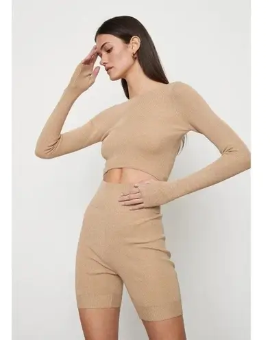 Atoir Noah Knit Shorts in Sepia X