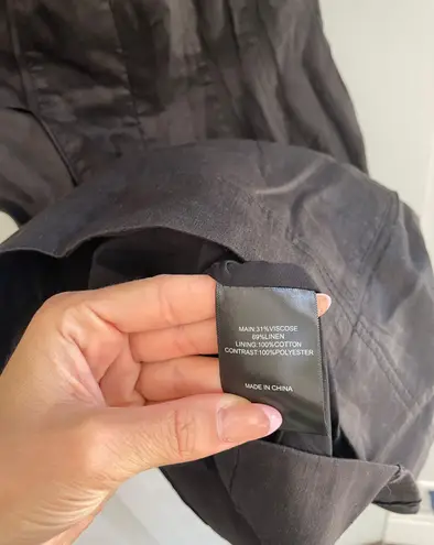 Aje Black Butterfly Sleeve Mini Dress