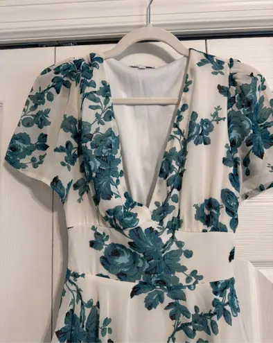 Baltic Born NWOT Green Ruffle Maxi Dress