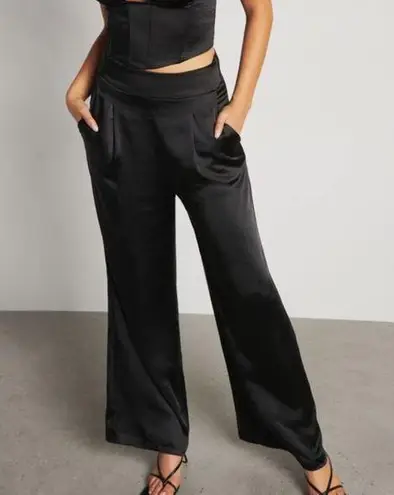 Dynamite Heidi Satin Wide Leg Pant