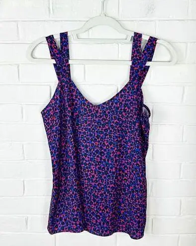 Evereve NWT David Lerner Leopard Double Strap Cami Top Size XS
