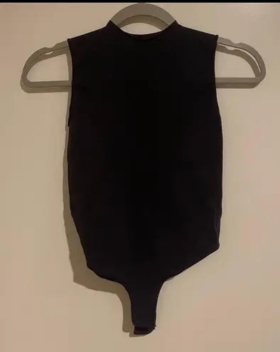 SKIMS NWOT Raw Edge Bodysuit S/M Black