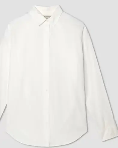 Everlane NWT  The Silky Cotton Relaxed Shirt in Optic White