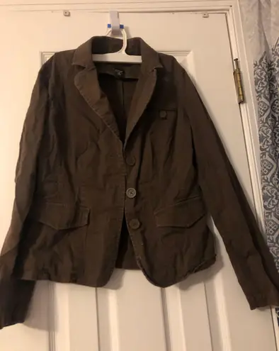 New York & Co. Brown Blazer Jacket