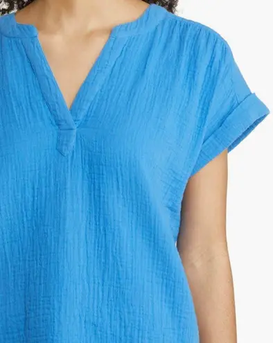 Tommy Bahama Blue Coral Isle Gauze Top Size Small