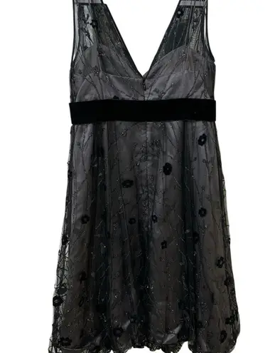 Rickie Freeman for Teri Jon Black Satin Intimates