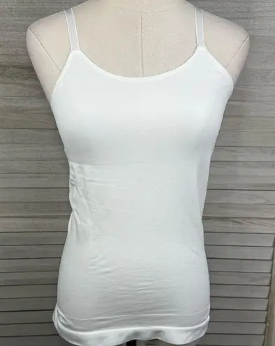 SHAPERMINT Essentials Scoop Neck Cami White