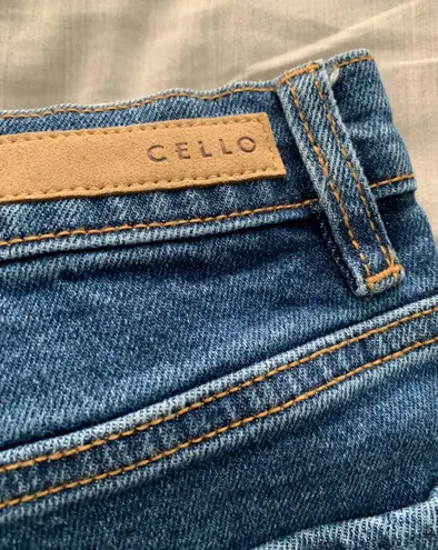 Cello Distressed High Waisted Jean