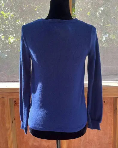 belle du jour Soft Knit Twist Front Long Sleeve Top Coastal Navy Size XS. NEW