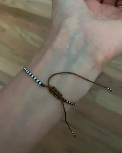 Handmade adjustable Bracelet beads minimalist boho bohemian style for summer beach comfortable for daily wear