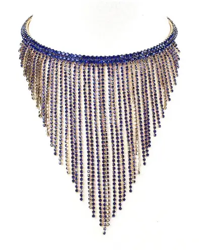 Amrita Singh Blue Crystal Statement Choker
