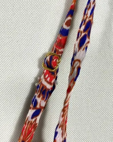 Veronica Beard Paisley Midi Abilene Summer Dress Flowy Watermelon Blue S NWT