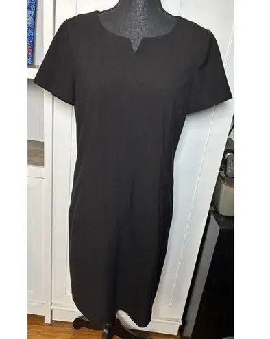 TAHARI Arthur S. Levine Women’s Bi Stretch LBD Shift Dress Size 8 Black