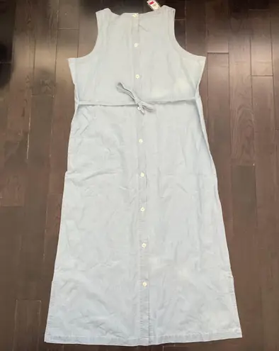 Disney Vintage NWT The  Store Chambray Blue Winnie the Pooh Long Summer Dress Sz. XL