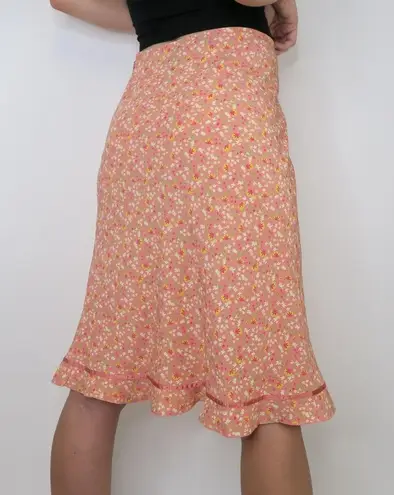 EXPRESS Vintage Y2K  Pink Ditsy Floral Skirt