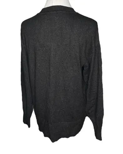 Free Assembly Crew Neck Sweater Dark Gray Size Medium