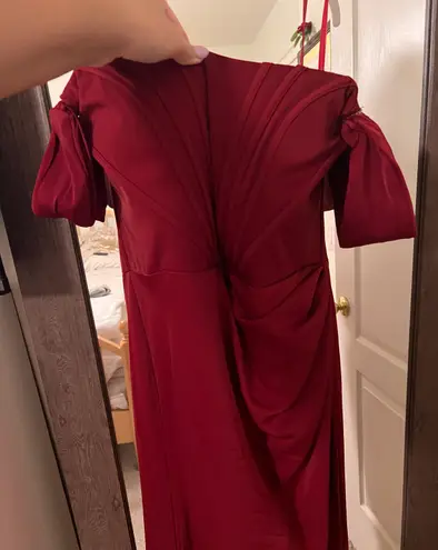 Gown Style Ball Dress Red Size 12