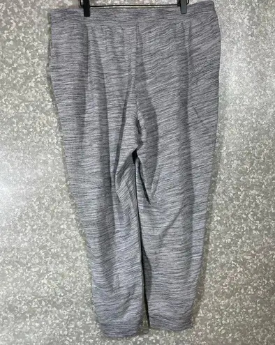 Catherines Women's Plus Size Gray Marled Sweatpants