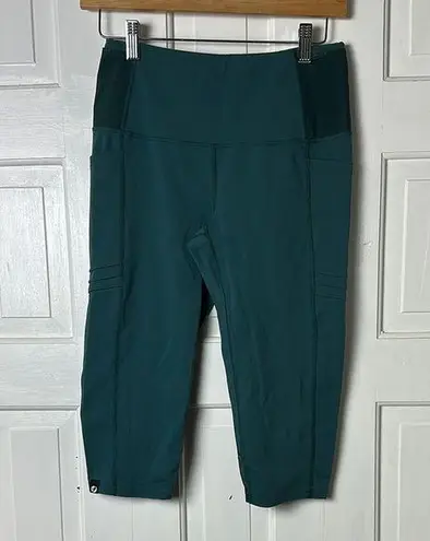 Oiselle Teal Size 4 cropped leggings