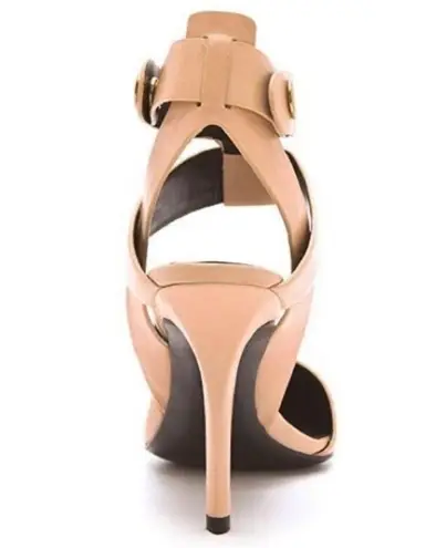 Alexander Wang Sonja Nude Bandage Heel Pumps Sandals Pointed Size 40 US 10