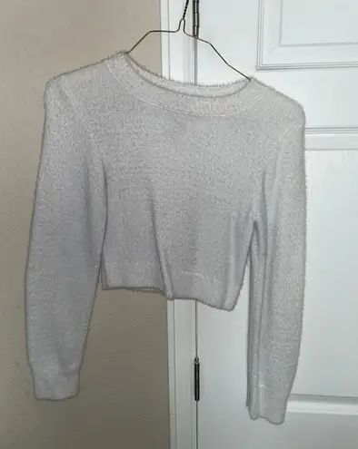 Urban Outfitters Cropped White Sweater