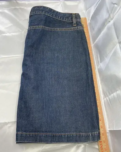 Gap Vintage Plus Size  Pleated Denim Jean Skirt Size 16