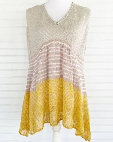 Mystree Bohemian asymmetrical Tunic top NEW