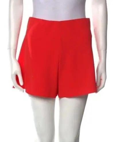Red high waisted mini shorts , dress shorts Size M