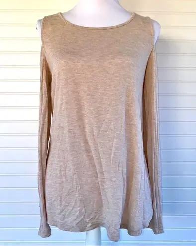 Elle Long Sleeve Cold Shoulder top Size M