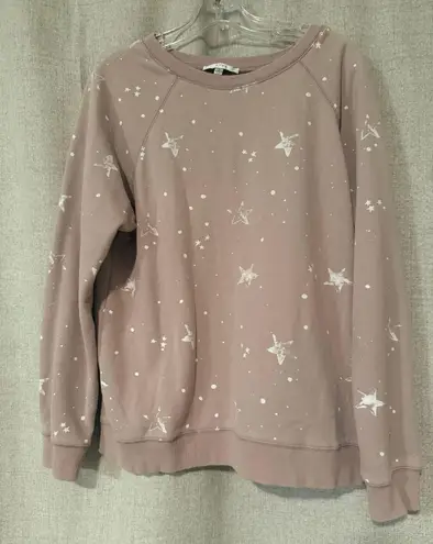 OVI | Cream Crew Neck Sweater with Star Pattern | L