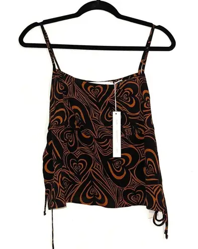 Lisa Says Gah NWT Buffy Tank in Wild Hearts Brown MEDIUM