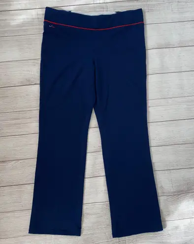 Ralph Lauren active women L cotton blend navy blue activewear pull on pants