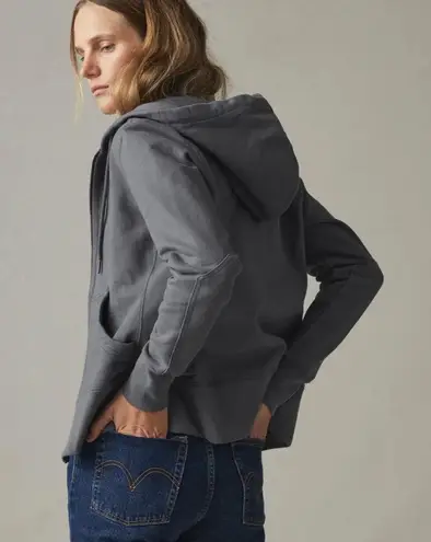 American Giant Hoodie Iron Gray Classic Full Zip Sweatshirt Sz S EUC