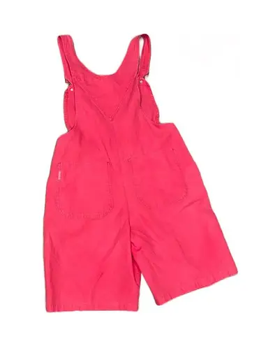 Gitano Vintage 90s Hot Pink Overall Shorts š„