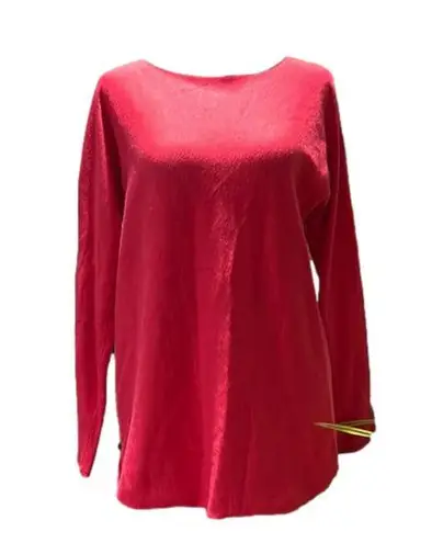 INC International Concepts Pink Long Sleeve Wool Sweater