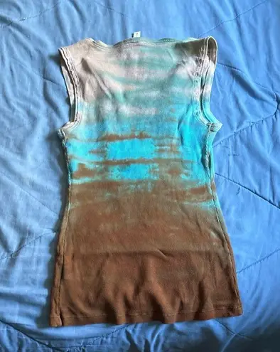 Y2K tie dye tank top Size M