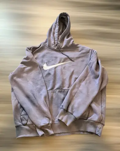 NIKE the athletic dept retro swoosh pullover hoodie Blue Size L