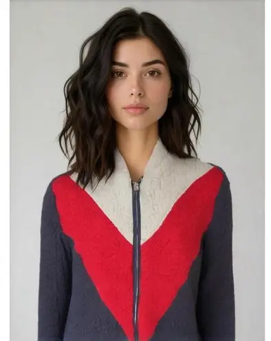 UGG Women's Jacket Size S Blue Red