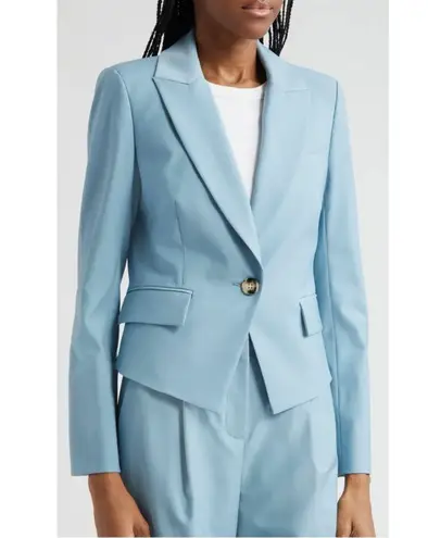 Veronica Beard Hosanna Dickey Blazer Jacket In Sea Glass New Size 4