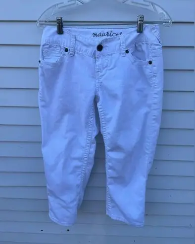 Maurice's Maurice’s white cropped jeans