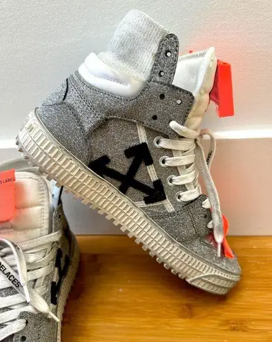 Off-White  Glitter 3.0 High Top Sneakers