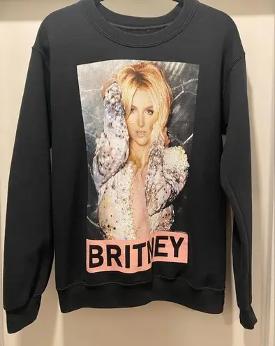 Britney Spears Graphic Pullover Crewneck Long