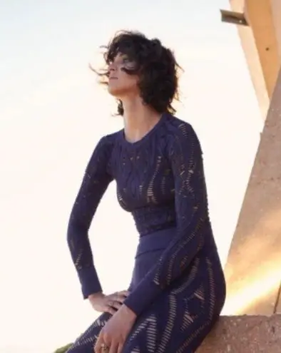 Avocado ๐๐ Serenity Shred Long Sleeve Top + Leggings Set Black Medium M NWT