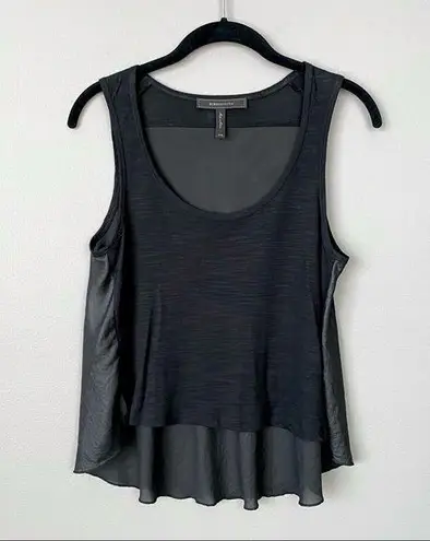 BCBG Max Azria Black on Black Swing Tank