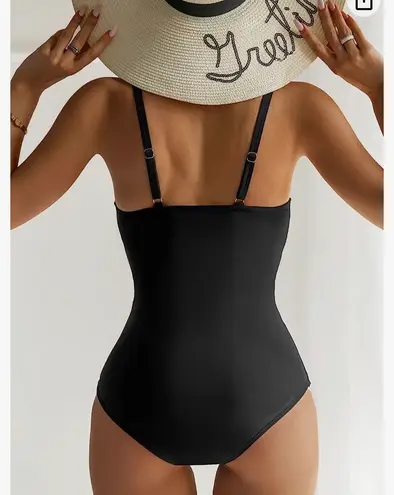 One Piece B2prity Women's Swimsuits Tummy Control Front Cross Bathing Suits Slimming Swimsuit V Neck