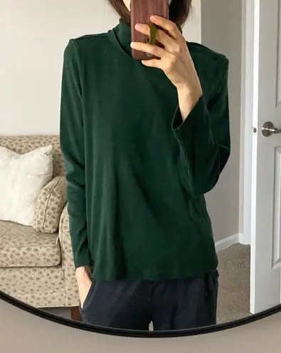 Vintage Green Turtleneck Long Sleeve Size L