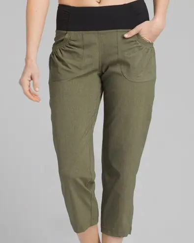 prAna  | Summit Cargo Capri Heather Green