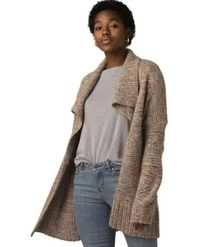 prAna Sukie Chunky Knit Open Cardigan Acrylic Wool Alpaca Blend Size XL Cozy